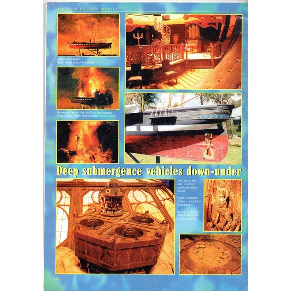 Sci-Fi & Fantasy Models Magazine Issue #20 May 1997 Battlestar Galactica - Picture 2 of 4